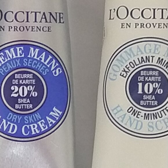 L'OCCITANE Organic Shea Butter Hand Care Duo 30Ml X 2 NEW - Picture 3 of 5